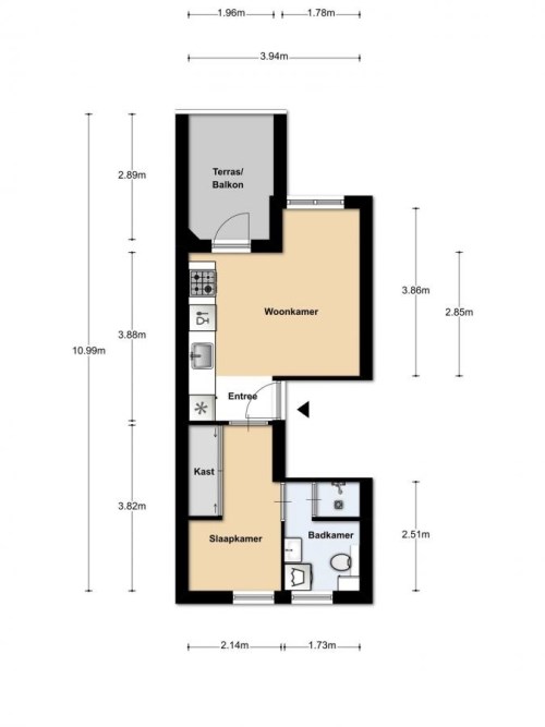 Appartement Coornhertstraat in Utrecht