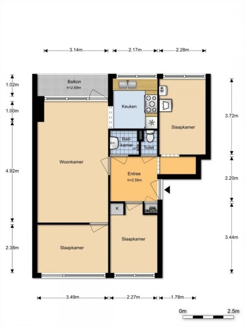 Apartment Lindestraat in Alphen aan den Rijn