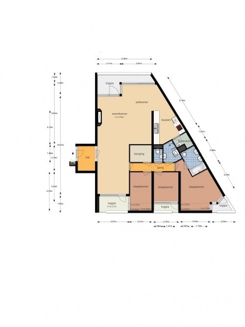 Apartment Jan Willem Racerstraat in Enschede