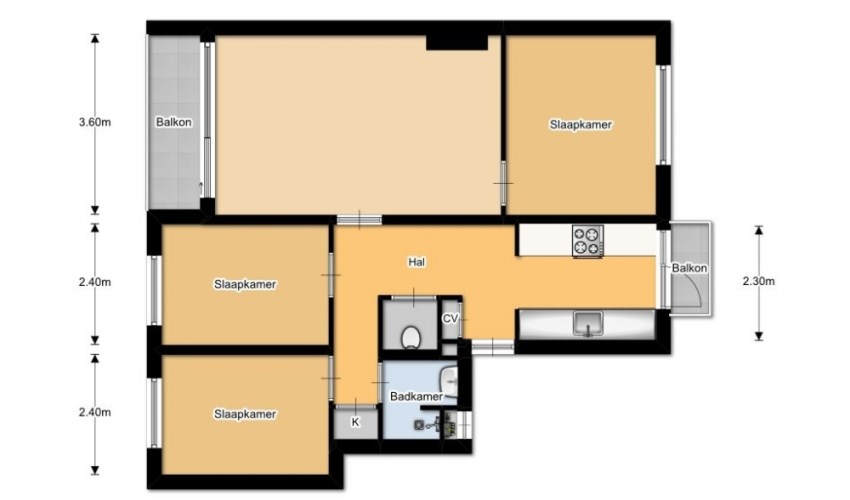 Appartement Hekbootstraat in Rotterdam