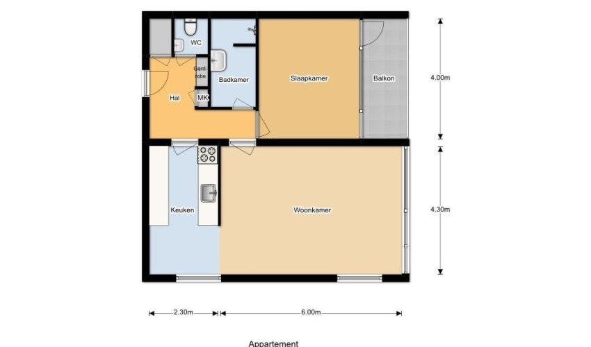 Appartement Heutinkstraat in Enschede