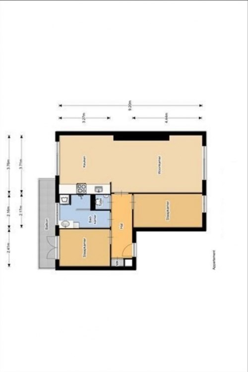 Appartement - Leyweg/Den Haag (€795.00/65.00m2)