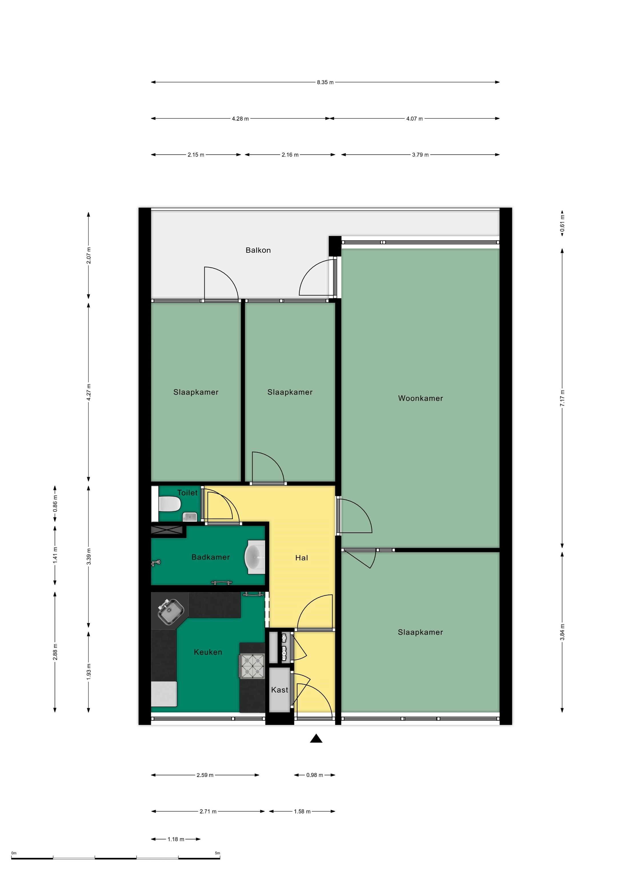 Appartement Zuiderkruis in Veenendaal