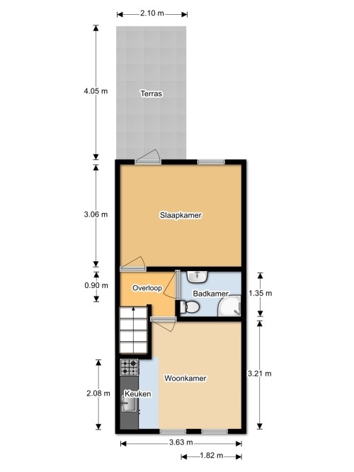 Appartement Korenbloemstraat in Utrecht