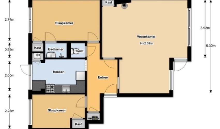 Appartement Hilvertsweg in Hilversum