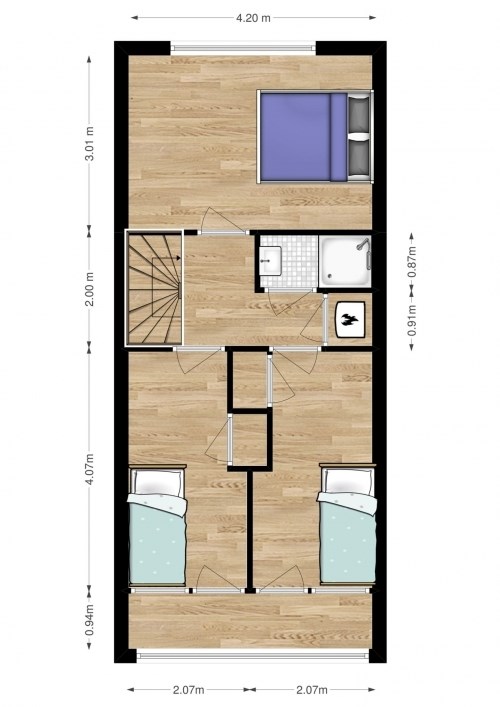 Appartement Schalmeistraat in Maastricht