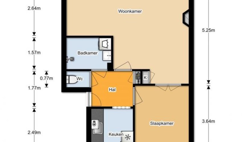 Appartement Wijnbesstraat in Nijmegen