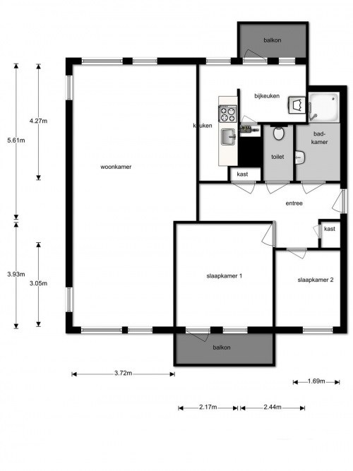 Appartement - Kremersdreef/Maastricht (€790.00/73.00m2)