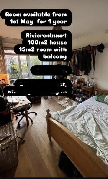 Kamer Rivierenbuurt in Amsterdam